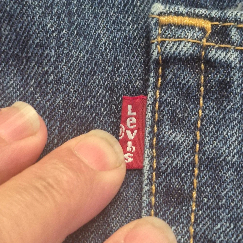 Levi's 550 men's denim blue jeans 42x30 Cotton medium wash classic western ranch